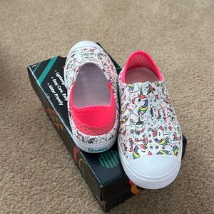 NWT Girls Sketchers Foamies Guzman unicorn size 12